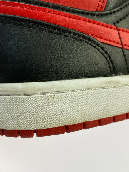【中古品】【メンズ】 NIKE ナイキ AIR JORDAN 1 MID エア ジョーダン ワン ミッド DQ8426-060 靴 シューズ スニーカー 160-260929-hu-24-min カラー：ブラック/レッド 万代Net店