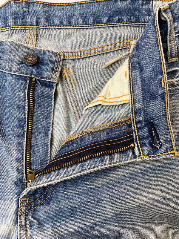【現状渡し品】【メンズ】 LEVI'S リーバイス 606 1968 MODEL 68606-0012 デニム パンツ ジーパン ジーンズ メンズ ボトムス 157-261022-em-50-min サイズ：34 カラー：インディゴブルー 万代Net店