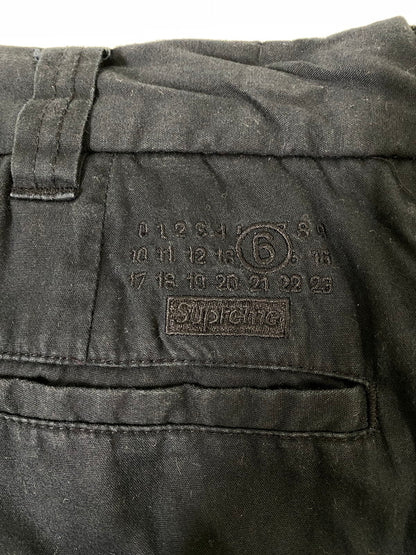 【中古品】【メンズ】 SUPREME シュプリーム × MM6 MAISON MARGIELA PADDED SHORTS メゾンマルジェラ パディッド ショーツ パンツ ボトムス 149-260930-yn-04-min サイズ：US 32 カラー：ブラック 万代Net店