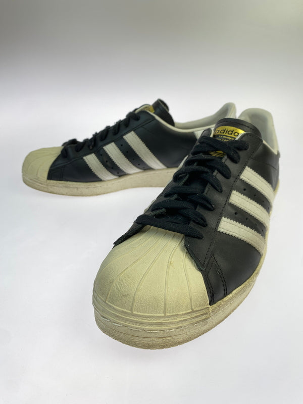 【中古品】【メンズ】 ADIDAS アディダス SUPER STAR 80S スーパースター 80年代 G61069 靴 スニーカー シューズ ヴィンテージ 161-260929-hu-26-min カラー：ブラック/ホワイト 万代Net店