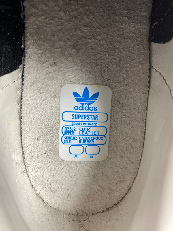 【中古品】【メンズ】 ADIDAS アディダス SUPER STAR 80S スーパースター 80年代 G61069 靴 スニーカー シューズ ヴィンテージ 161-260929-hu-26-min カラー：ブラック/ホワイト 万代Net店