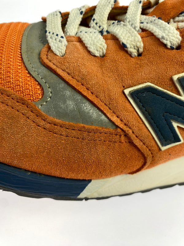 【中古品】【メンズ】 NEW BALANCE ニューバランス USA製 M998CTL 靴 スニーカー シューズ 162-260929-hu-27-min カラー：オレンジ系/ネイビー 万代Net店