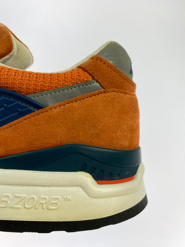 【中古品】【メンズ】 NEW BALANCE ニューバランス USA製 M998CTL 靴 スニーカー シューズ 162-260929-hu-27-min カラー：オレンジ系/ネイビー 万代Net店