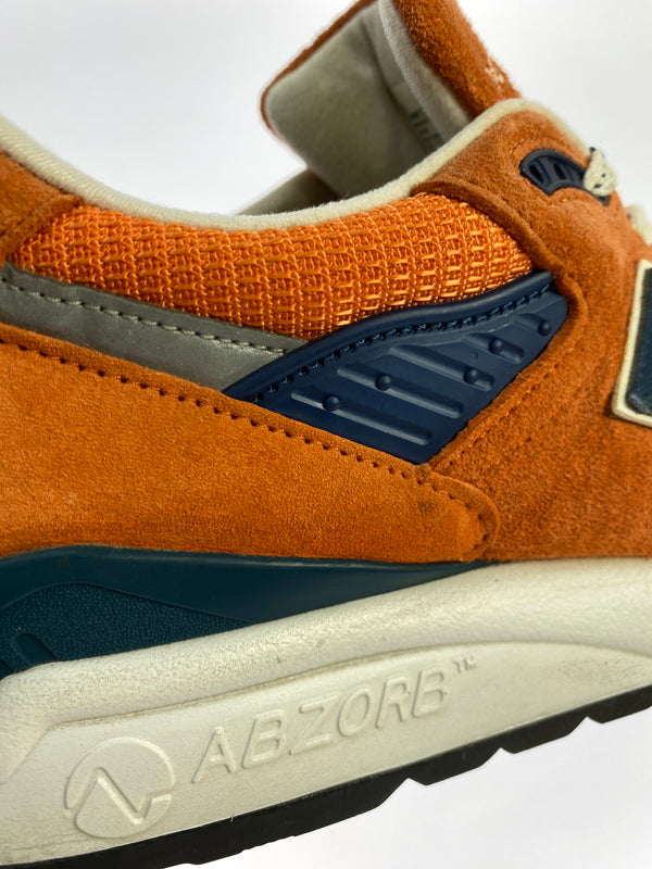 【中古品】【メンズ】 NEW BALANCE ニューバランス USA製 M998CTL 靴 スニーカー シューズ 162-260929-hu-27-min カラー：オレンジ系/ネイビー 万代Net店