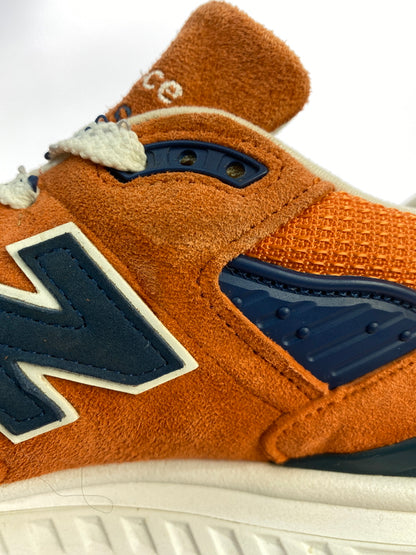 【中古品】【メンズ】 NEW BALANCE ニューバランス USA製 M998CTL 靴 スニーカー シューズ 162-260929-hu-27-min カラー：オレンジ系/ネイビー 万代Net店