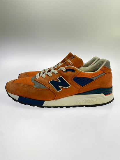 【中古品】【メンズ】 NEW BALANCE ニューバランス USA製 M998CTL 靴 スニーカー シューズ 162-260929-hu-27-min カラー：オレンジ系/ネイビー 万代Net店
