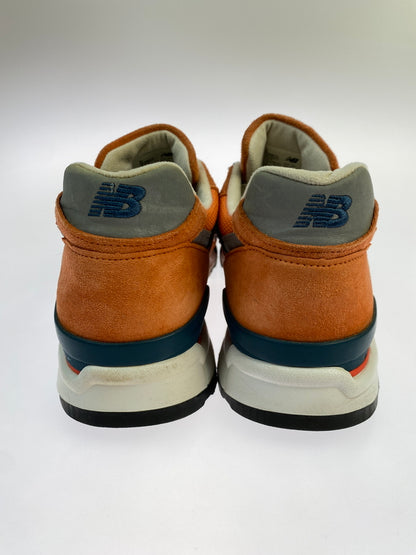 【中古品】【メンズ】 NEW BALANCE ニューバランス USA製 M998CTL 靴 スニーカー シューズ 162-260929-hu-27-min カラー：オレンジ系/ネイビー 万代Net店