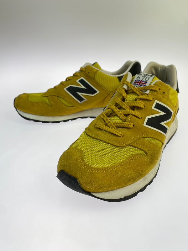 【中古品】【メンズ】 NEW BALANCE ニューバランス イングランド製 M670SMY 靴 スニーカー シューズ 163-260929-hu-28-min カラー：マスタード系 万代Net店