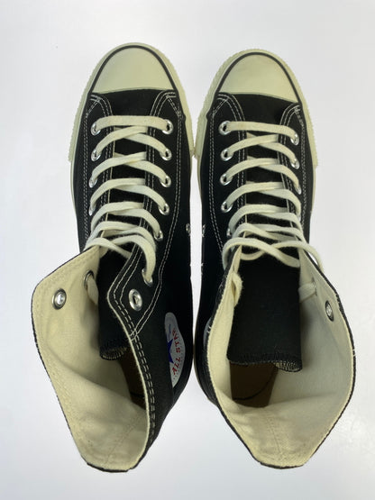 【中古品】【メンズ】 CONVERSE コンバース ALL STAR HI MADE IN JAPAN オール スター ハイ メイド イン ジャパン 靴 スニーカー シューズ ハイカット 163-260929-hu-29-min サイズ：8 1/2 カラー：ブラック/ホワイト 万代Net店