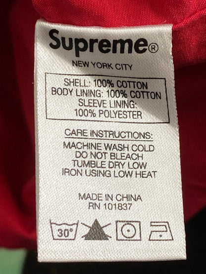 【中古品】【メンズ】 SUPREME シュプリーム BANDANA TRACK JACKET バンダナ トラックジャケット ライトアウター 149-260930-yn-13-min サイズ：M カラー：レッド 万代Net店