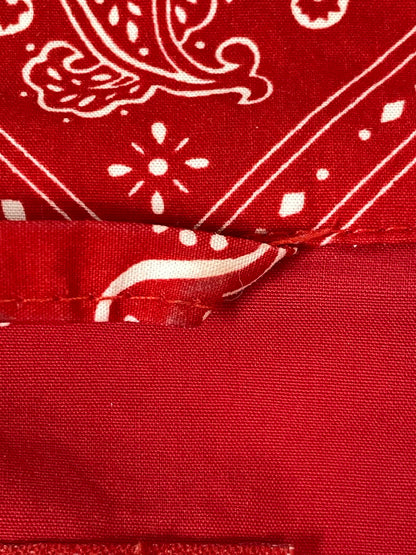 【中古品】【メンズ】 SUPREME シュプリーム BANDANA TRACK JACKET バンダナ トラックジャケット ライトアウター 149-260930-yn-13-min サイズ：M カラー：レッド 万代Net店