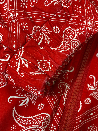 【中古品】【メンズ】 SUPREME シュプリーム BANDANA TRACK JACKET バンダナ トラックジャケット ライトアウター 149-260930-yn-13-min サイズ：M カラー：レッド 万代Net店