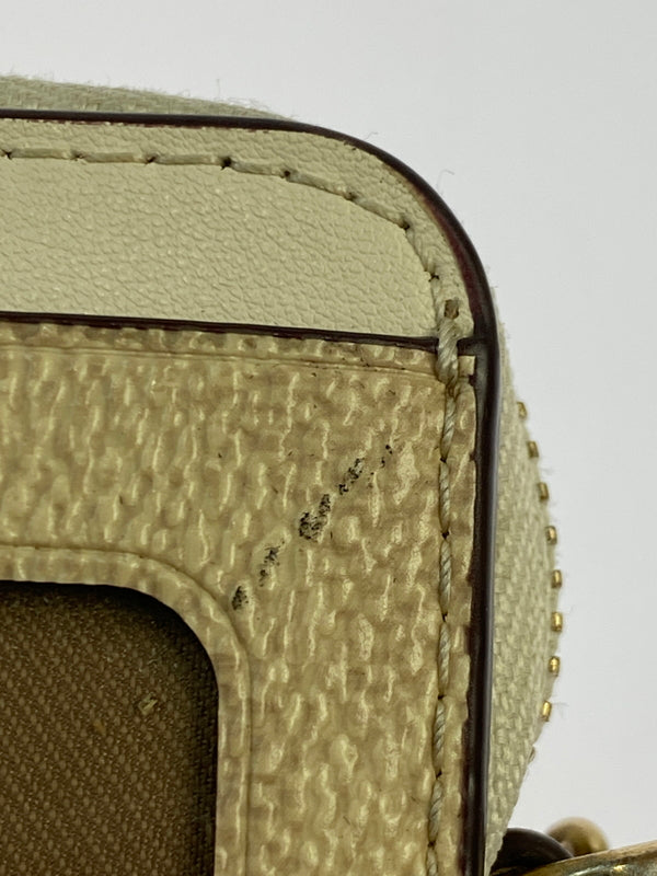 【中古品】【メンズ】 COACH コーチ ジップ カード ケース シグネチャー キャンバス CW883 小物 183-260929-hu-40-min カラー：ホワイト/ベージュ 万代Net店