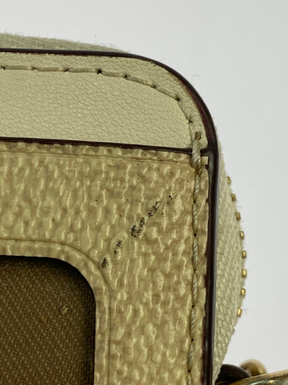【中古品】【メンズ】 COACH コーチ ジップ カード ケース シグネチャー キャンバス CW883 小物 183-260929-hu-40-min カラー：ホワイト/ベージュ 万代Net店