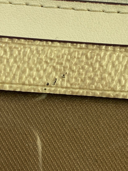 【中古品】【メンズ】 COACH コーチ ジップ カード ケース シグネチャー キャンバス CW883 小物 183-260929-hu-40-min カラー：ホワイト/ベージュ 万代Net店