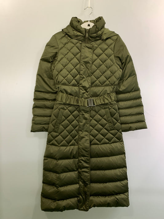 【中古品】【レディース】 GUESS ゲス MARLENE DOWN JACKET マルレーン ダウン ジャケット アウター 169-261006-hu-47-min サイズ：XS カラー：カーキグリーン系 万代Net店