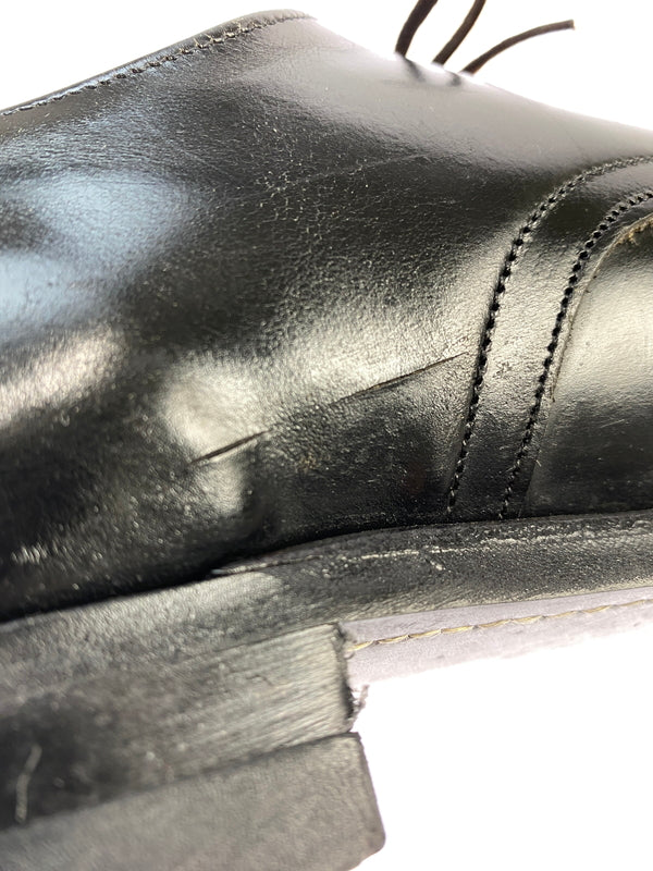 【中古品】【メンズ】 US NAVY ユーエス ネイビー CRADDOCK TERRY SERVICE SHOES クラドック テリー サービス シューズ 革靴 レザー シューズ 165-260929-hu-45-min サイズ：7 1/2 R カラー：ブラック 万代Net店