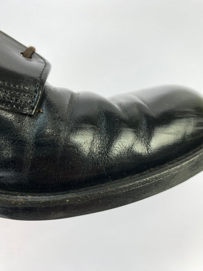 【中古品】【メンズ】 US NAVY ユーエス ネイビー CRADDOCK TERRY SERVICE SHOES クラドック テリー サービス シューズ 革靴 レザー シューズ 165-260929-hu-45-min サイズ：7 1/2 R カラー：ブラック 万代Net店