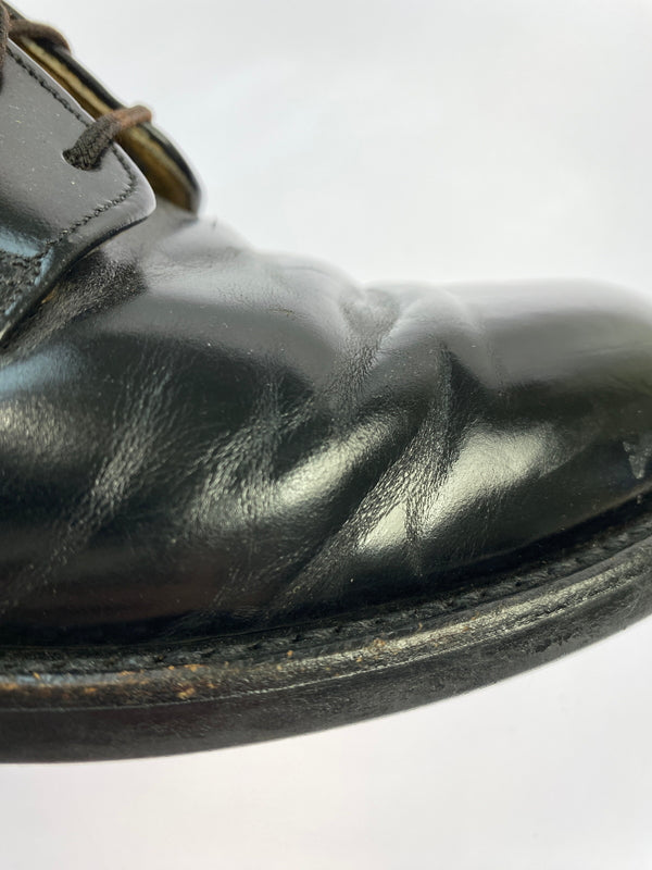 【中古品】【メンズ】 US NAVY ユーエス ネイビー CRADDOCK TERRY SERVICE SHOES クラドック テリー サービス シューズ 革靴 レザー シューズ 165-260929-hu-45-min サイズ：7 1/2 R カラー：ブラック 万代Net店