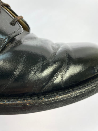【中古品】【メンズ】 US NAVY ユーエス ネイビー CRADDOCK TERRY SERVICE SHOES クラドック テリー サービス シューズ 革靴 レザー シューズ 165-260929-hu-45-min サイズ：7 1/2 R カラー：ブラック 万代Net店
