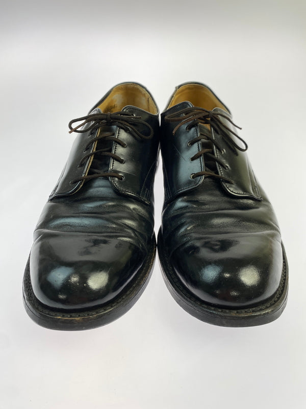 【中古品】【メンズ】 US NAVY ユーエス ネイビー CRADDOCK TERRY SERVICE SHOES クラドック テリー サービス シューズ 革靴 レザー シューズ 165-260929-hu-45-min サイズ：7 1/2 R カラー：ブラック 万代Net店