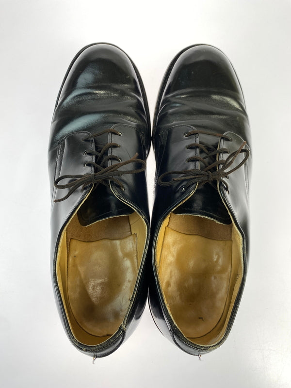【中古品】【メンズ】 US NAVY ユーエス ネイビー CRADDOCK TERRY SERVICE SHOES クラドック テリー サービス シューズ 革靴 レザー シューズ 165-260929-hu-45-min サイズ：7 1/2 R カラー：ブラック 万代Net店