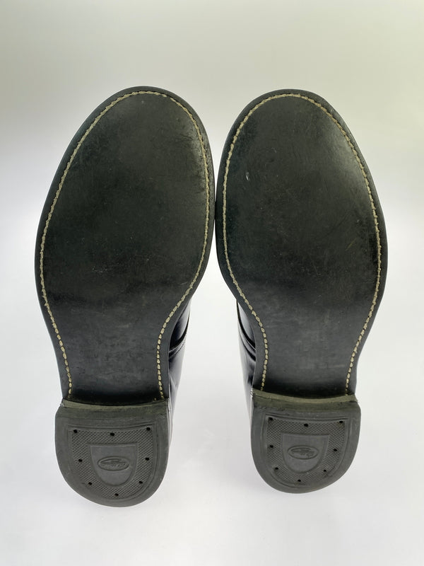 【中古品】【メンズ】 US NAVY ユーエス ネイビー CRADDOCK TERRY SERVICE SHOES クラドック テリー サービス シューズ 革靴 レザー シューズ 165-260929-hu-45-min サイズ：7 1/2 R カラー：ブラック 万代Net店