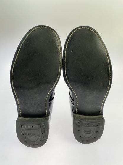 【中古品】【メンズ】 US NAVY ユーエス ネイビー CRADDOCK TERRY SERVICE SHOES クラドック テリー サービス シューズ 革靴 レザー シューズ 165-260929-hu-45-min サイズ：7 1/2 R カラー：ブラック 万代Net店