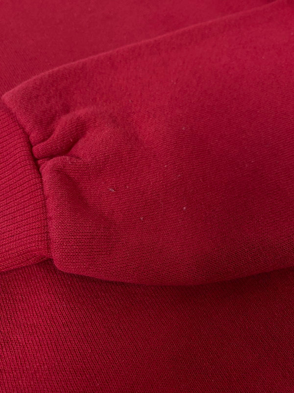 【中古品】【メンズ】 USED ユーズド USA製 LEE HEAVY WEIGHT BLANK SWEATSHIRT アメリカ製 リー ヘビー ウェイト ブランク スウェットシャツ 無地 長袖 トレーナー 146-261002-em-47-min サイズ：L カラー：レッド 万代Net店