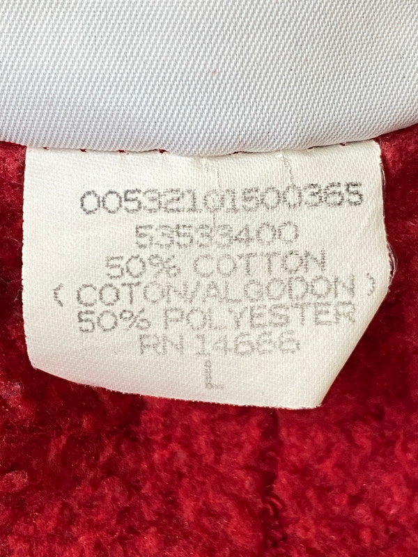 【中古品】【メンズ】 USED ユーズド USA製 LEE HEAVY WEIGHT BLANK SWEATSHIRT アメリカ製 リー ヘビー ウェイト ブランク スウェットシャツ 無地 長袖 トレーナー 146-261002-em-47-min サイズ：L カラー：レッド 万代Net店