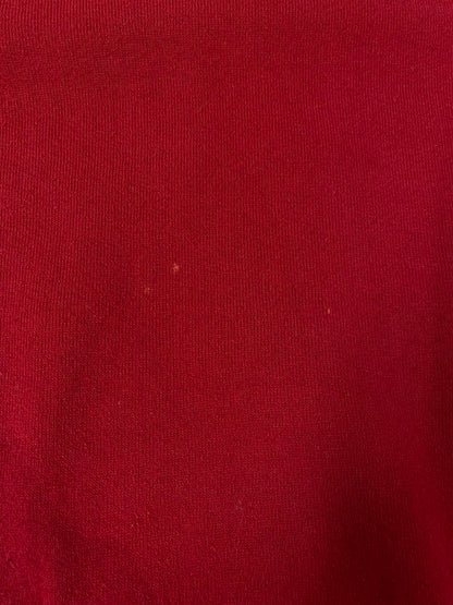 【中古品】【メンズ】 USED ユーズド USA製 LEE HEAVY WEIGHT BLANK SWEATSHIRT アメリカ製 リー ヘビー ウェイト ブランク スウェットシャツ 無地 長袖 トレーナー 146-261002-em-47-min サイズ：L カラー：レッド 万代Net店