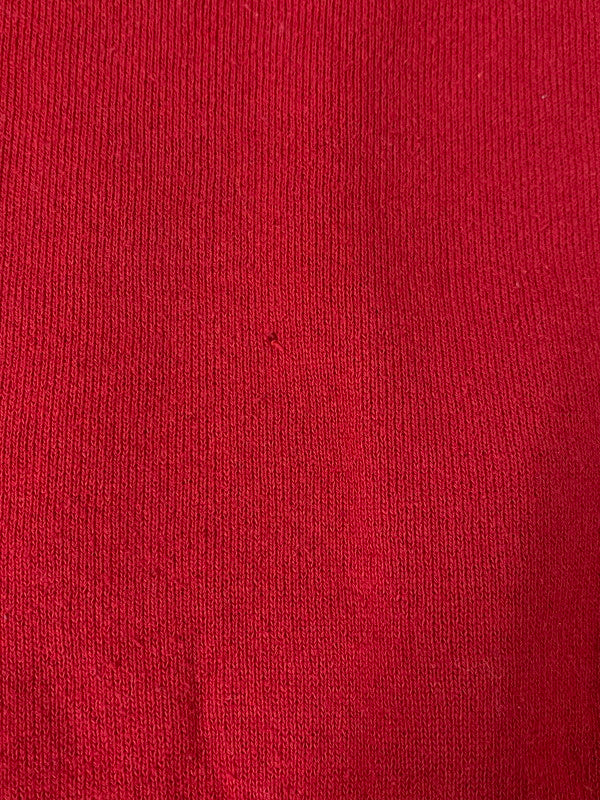 【中古品】【メンズ】 USED ユーズド USA製 LEE HEAVY WEIGHT BLANK SWEATSHIRT アメリカ製 リー ヘビー ウェイト ブランク スウェットシャツ 無地 長袖 トレーナー 146-261002-em-47-min サイズ：L カラー：レッド 万代Net店