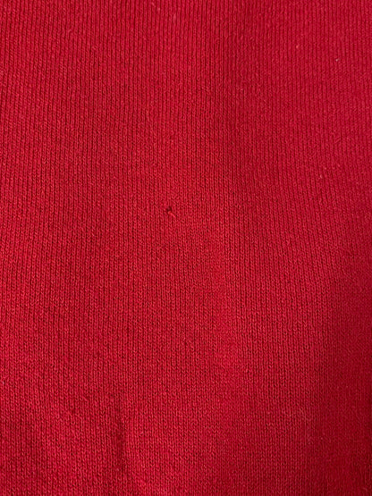 【中古品】【メンズ】 USED ユーズド USA製 LEE HEAVY WEIGHT BLANK SWEATSHIRT アメリカ製 リー ヘビー ウェイト ブランク スウェットシャツ 無地 長袖 トレーナー 146-261002-em-47-min サイズ：L カラー：レッド 万代Net店