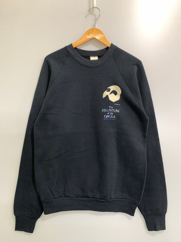 【中古品】【メンズ】 USED ユーズド USA製 THE PHANTOM OF OPERA SWEATSHIRT アメリカ製 ザ ファントム オブ ジ オペラ スウェットシャツ トレーナー メンズ トップス アメリカ製 146-261002-em-57-min サイズ：L カラー：ブラック 万代Net店