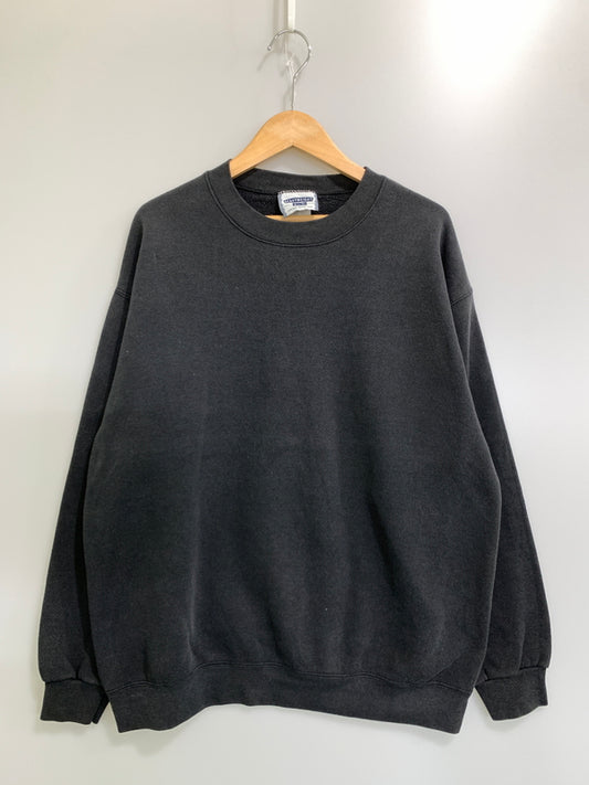 【中古品】【メンズ】 USED ユーズド LEE HEAVY WEIGHT BLANK SWEATSHIRT リー ヘビー ウェイト ブランク スウェットシャツ トレーナー メンズ トップス 146-261002-em-56-min カラー：ブラック 万代Net店