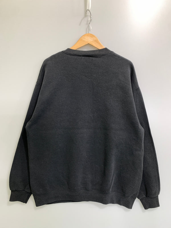 【中古品】【メンズ】 USED ユーズド LEE HEAVY WEIGHT BLANK SWEATSHIRT リー ヘビー ウェイト ブランク スウェットシャツ トレーナー メンズ トップス 146-261002-em-56-min カラー：ブラック 万代Net店