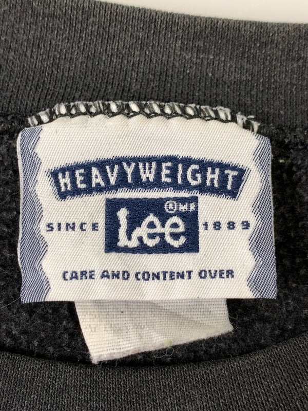 【中古品】【メンズ】 USED ユーズド LEE HEAVY WEIGHT BLANK SWEATSHIRT リー ヘビー ウェイト ブランク スウェットシャツ トレーナー メンズ トップス 146-261002-em-56-min カラー：ブラック 万代Net店