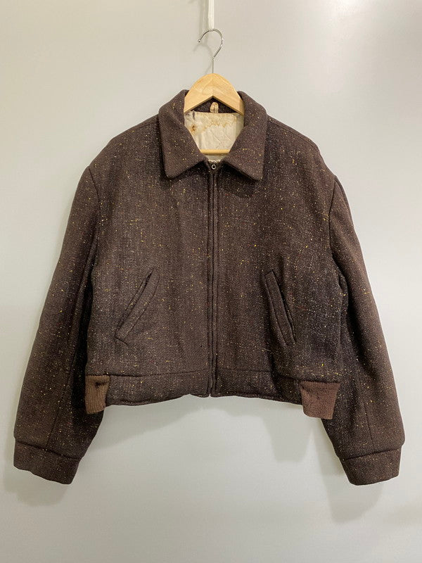 【現状渡し品】【メンズ】 USED ユーズド 50's WINDWARD WOOL JACKET 50年代 ウィンドワード ウールジャケット アウター 146-260930-yn-12-min サイズ：表記なし 下記参照 カラー：ブラウン 万代Net店