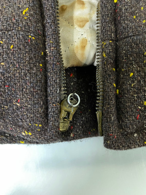 【現状渡し品】【メンズ】 USED ユーズド 50's WINDWARD WOOL JACKET 50年代 ウィンドワード ウールジャケット アウター 146-260930-yn-12-min サイズ：表記なし 下記参照 カラー：ブラウン 万代Net店
