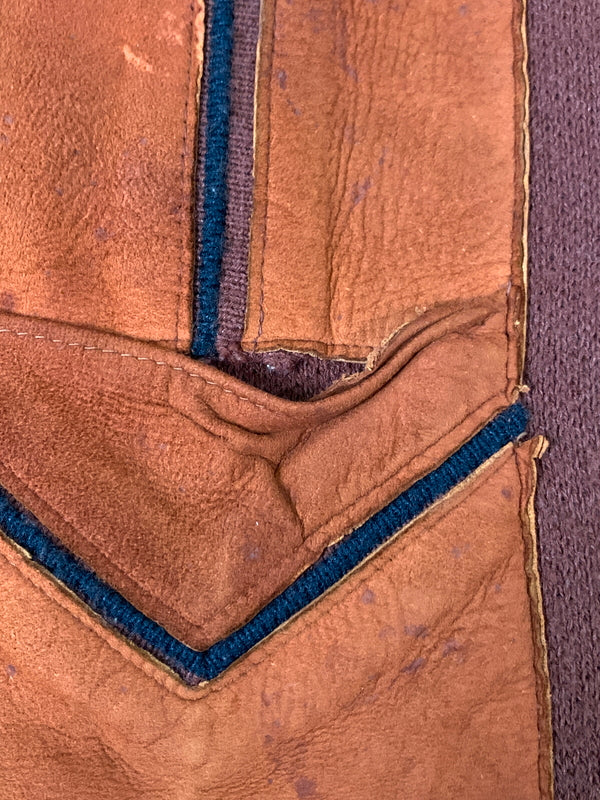 【現状渡し品】【メンズ】 USED ユーズド 70S USA製 KNIT JACKET 70年代 アメリカ製 ニット ジャケット メンズ アウター ヴィンテージ ジップアップ 146-261002-em-18-min サイズ：L カラー：レディッシュブラウン 万代Net店
