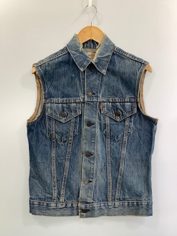 【現状渡し品】【メンズ】 LEVI'S リーバイス BIG E DENIM VEST ビッグ イー デニム ベスト トップス 146-260929-hu-22-min サイズ：表記なしのため不明 カラー：ブルーインディゴ 万代Net店