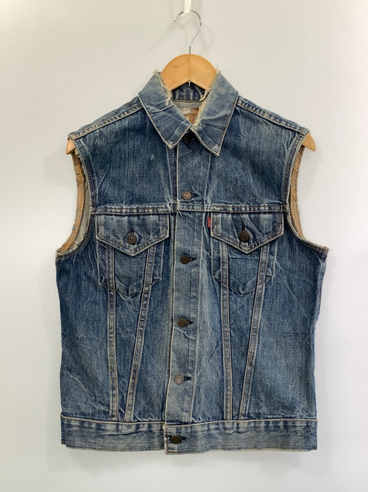 【現状渡し品】【メンズ】 LEVI'S リーバイス BIG E DENIM VEST ビッグ イー デニム ベスト トップス 146-260929-hu-22-min サイズ：表記なしのため不明 カラー：ブルーインディゴ 万代Net店