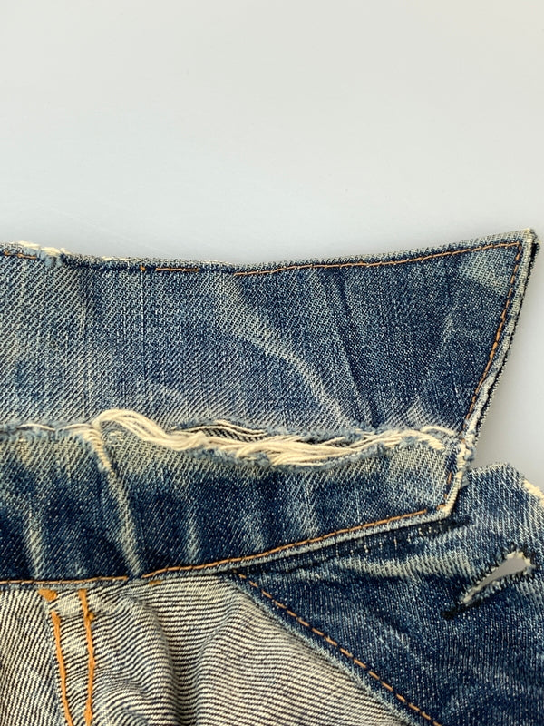 【現状渡し品】【メンズ】 LEVI'S リーバイス BIG E DENIM VEST ビッグ イー デニム ベスト トップス 146-260929-hu-22-min サイズ：表記なしのため不明 カラー：ブルーインディゴ 万代Net店
