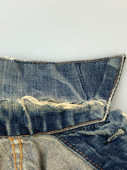 【現状渡し品】【メンズ】 LEVI'S リーバイス BIG E DENIM VEST ビッグ イー デニム ベスト トップス 146-260929-hu-22-min サイズ：表記なしのため不明 カラー：ブルーインディゴ 万代Net店