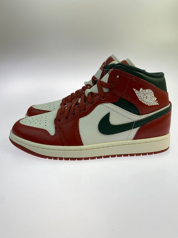 【中古品】【メンズ】 NIKE ナイキ AIR JORDAN 1 MID エア ジョーダン ワン ミッド DQ8426-105 靴 シューズ スニーカー 160-260929-hu-25-min カラー：レッド系/ホワイト/グリーン系 万代Net店