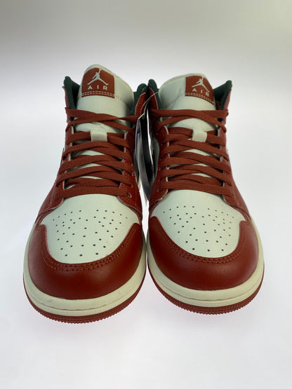 【中古品】【メンズ】 NIKE ナイキ AIR JORDAN 1 MID エア ジョーダン ワン ミッド DQ8426-105 靴 シューズ スニーカー 160-260929-hu-25-min カラー：レッド系/ホワイト/グリーン系 万代Net店