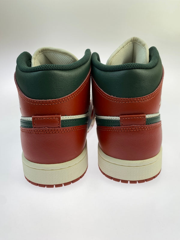 【中古品】【メンズ】 NIKE ナイキ AIR JORDAN 1 MID エア ジョーダン ワン ミッド DQ8426-105 靴 シューズ スニーカー 160-260929-hu-25-min カラー：レッド系/ホワイト/グリーン系 万代Net店