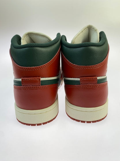 【中古品】【メンズ】 NIKE ナイキ AIR JORDAN 1 MID エア ジョーダン ワン ミッド DQ8426-105 靴 シューズ スニーカー 160-260929-hu-25-min カラー：レッド系/ホワイト/グリーン系 万代Net店