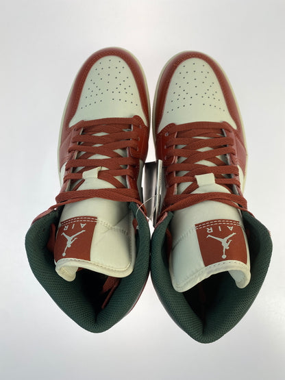 【中古品】【メンズ】 NIKE ナイキ AIR JORDAN 1 MID エア ジョーダン ワン ミッド DQ8426-105 靴 シューズ スニーカー 160-260929-hu-25-min カラー：レッド系/ホワイト/グリーン系 万代Net店