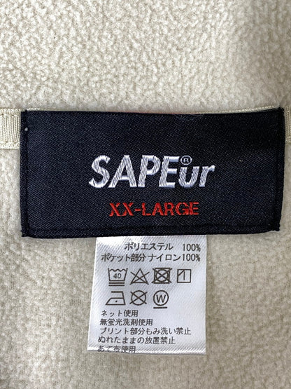 【中古品】【メンズ】 SAPEUR サプール LS フリースジャケット ロングスリーブ メンズ アウター ボア 防寒 142-261002-em-48-min サイズ：XXL カラー：アイボリー 万代Net店